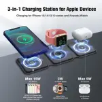 3-in-1 Foldable Wireless Charging Station